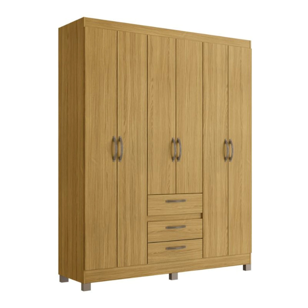 ROPERO 6 PUERTAS 3 CAJONES - RP3638
